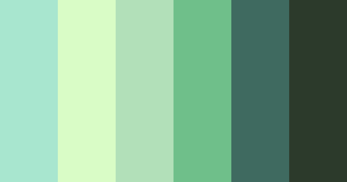 Download emerald canopy color palette PNG image (landscape)