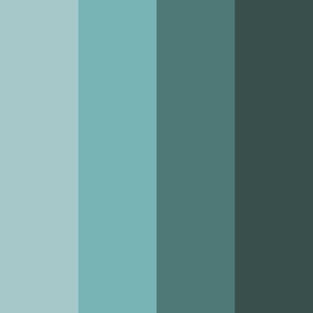 Download dusty blue green color palette PNG image (square)