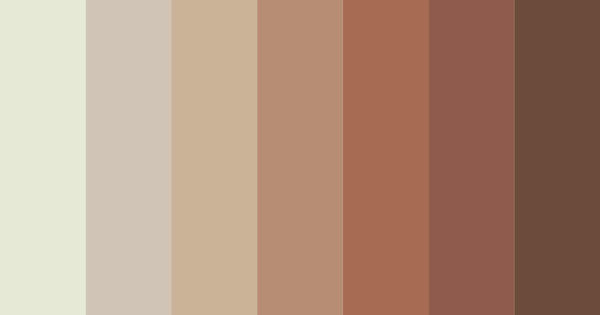 Download rustic elegance color palette PNG image (landscape)