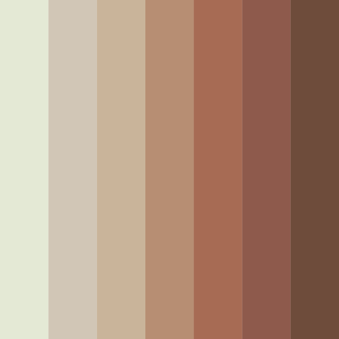 Download rustic elegance color palette PNG image (square)