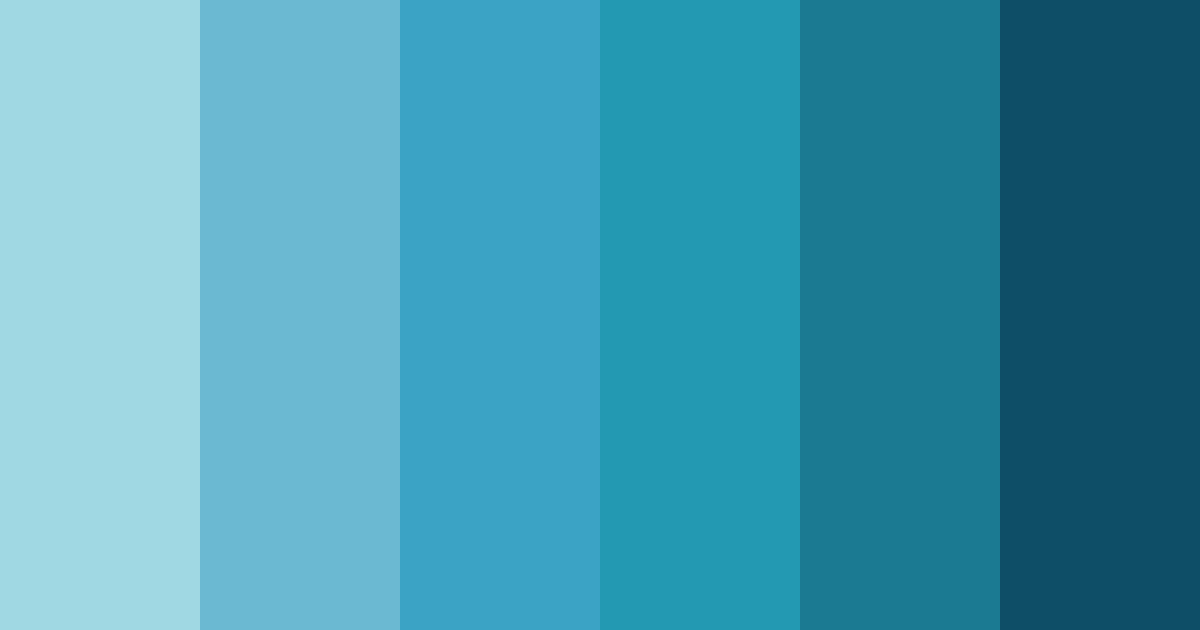 Download blue ocean breeze color palette PNG image (landscape)