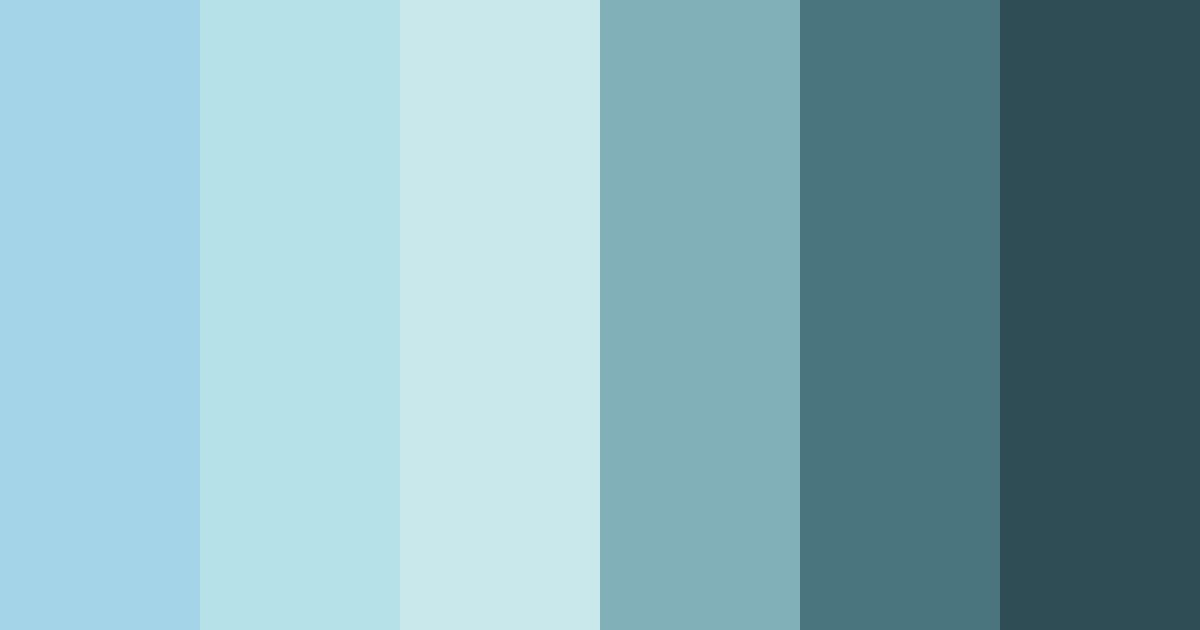 Download oceanic serenity color palette PNG image (landscape)