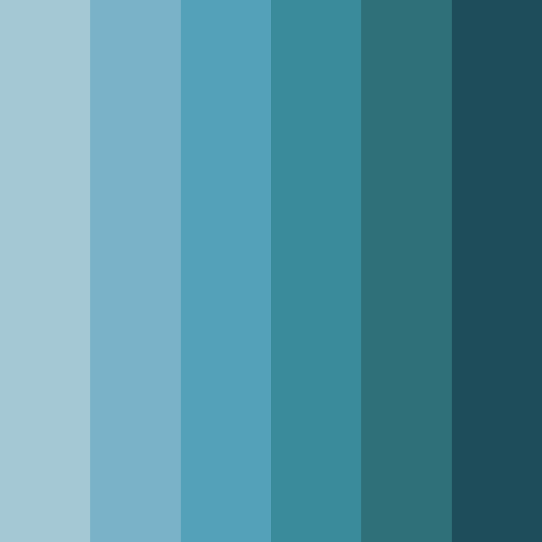 Download oceanic serenity color palette PNG image (square)