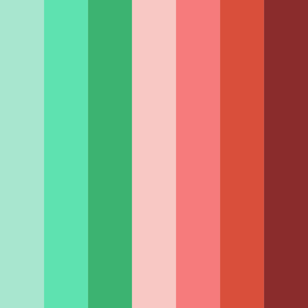 Download crimson forest jewels color palette PNG image (square)