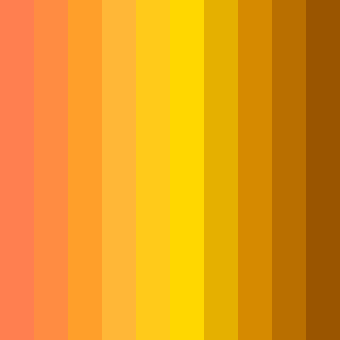 Download sunset ember color palette PNG image (square)