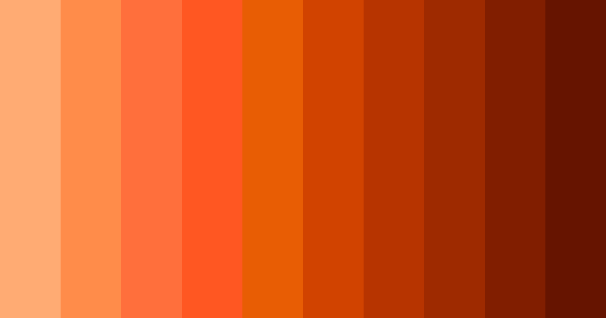 Download ember glow color palette PNG image (landscape)