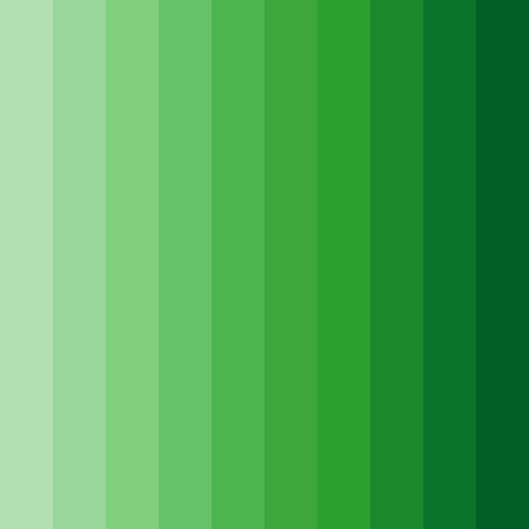 Download emerald serenity color palette PNG image (square)