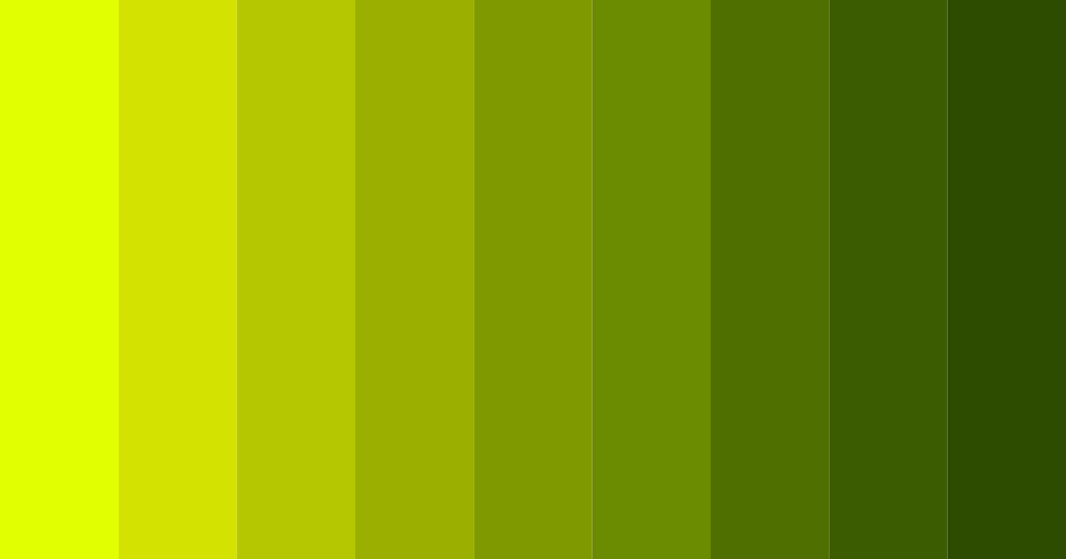 Download bright green color palette PNG image (landscape)