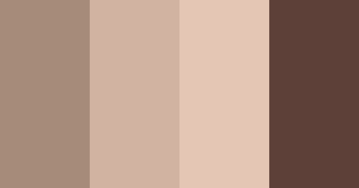 Download rustic elegance color palette PNG image (landscape)