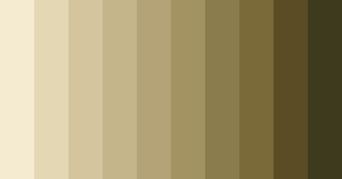 Download beige shades color palette PNG image (landscape)