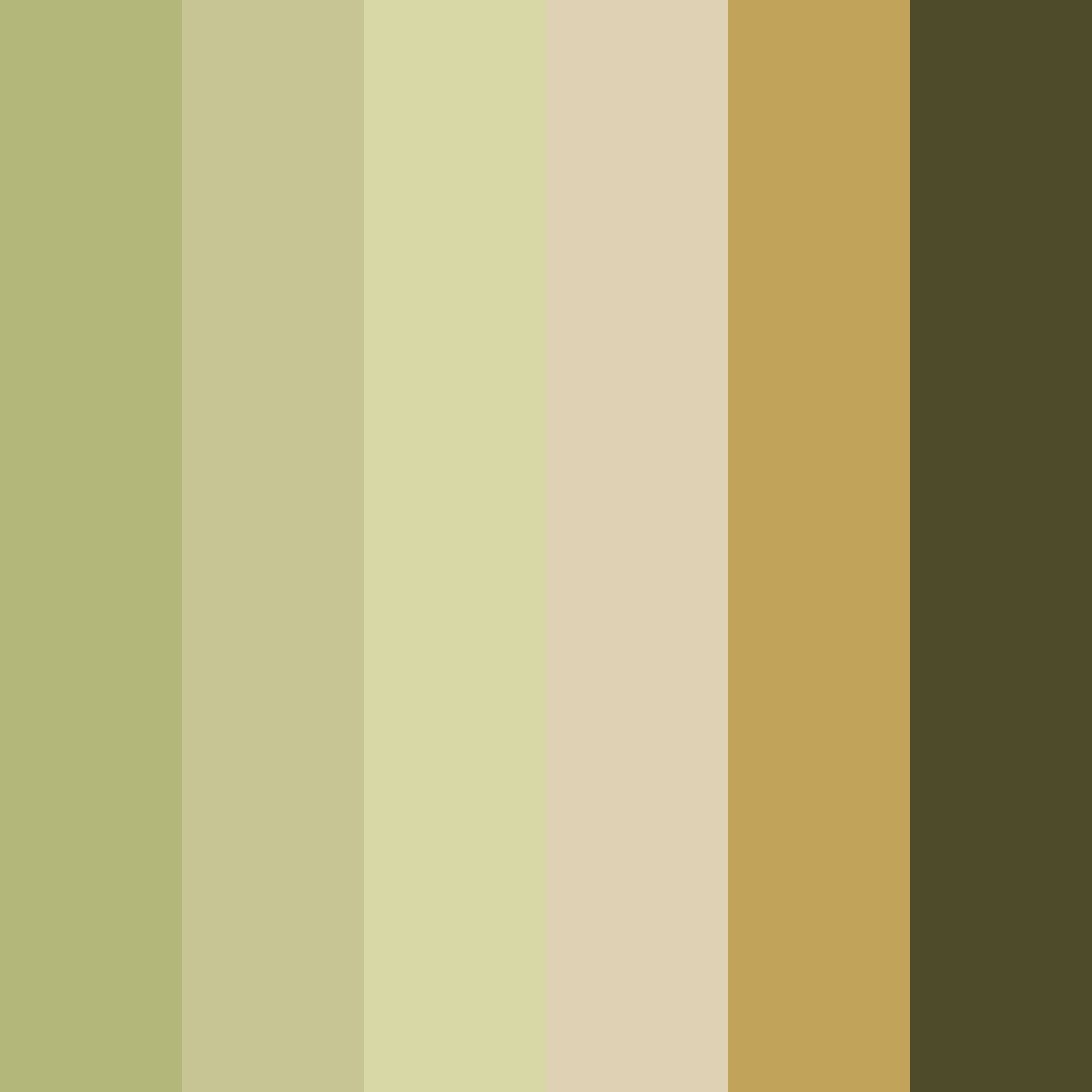 Download whispering meadow color palette PNG image (square)
