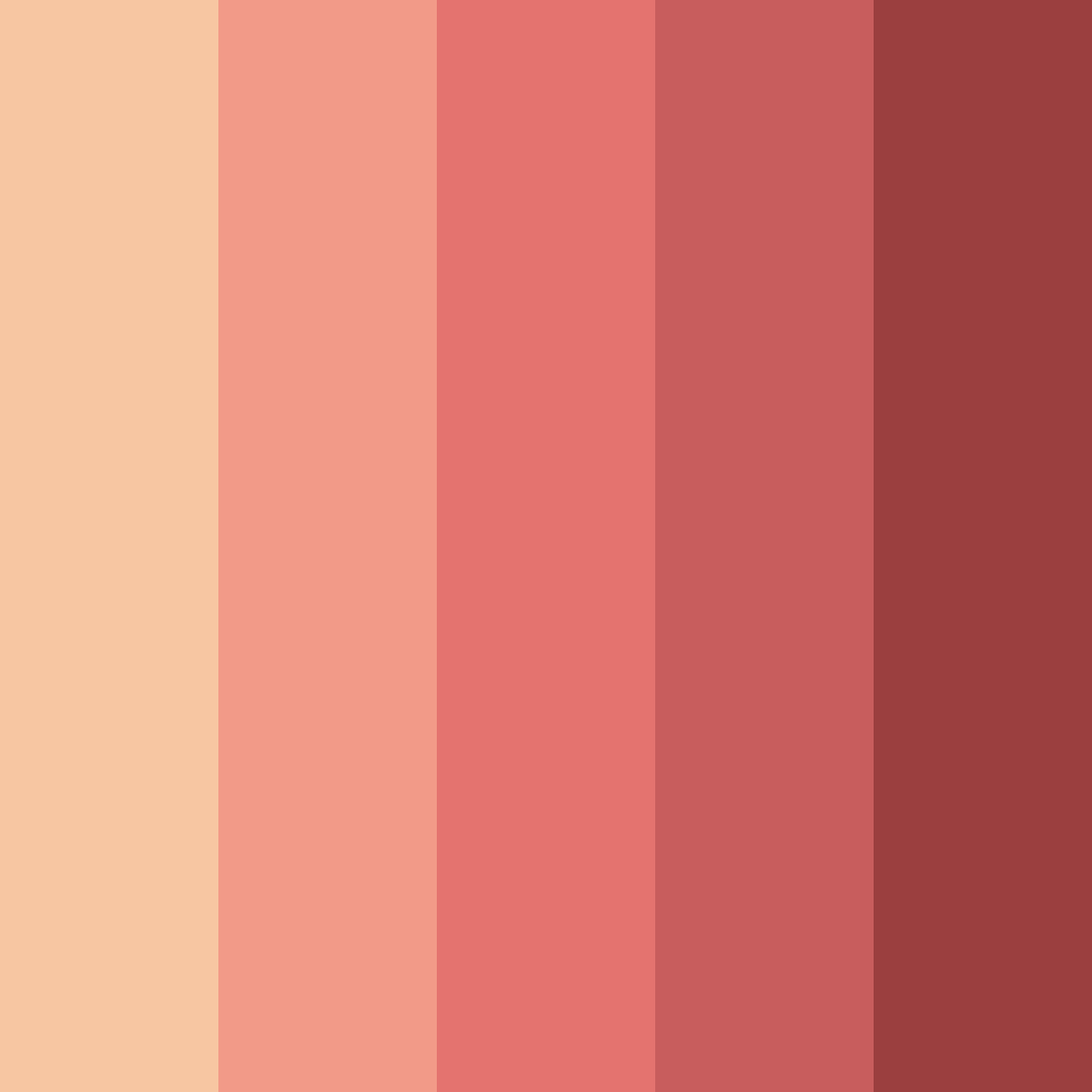 Download sunset blush color palette PNG image (square)
