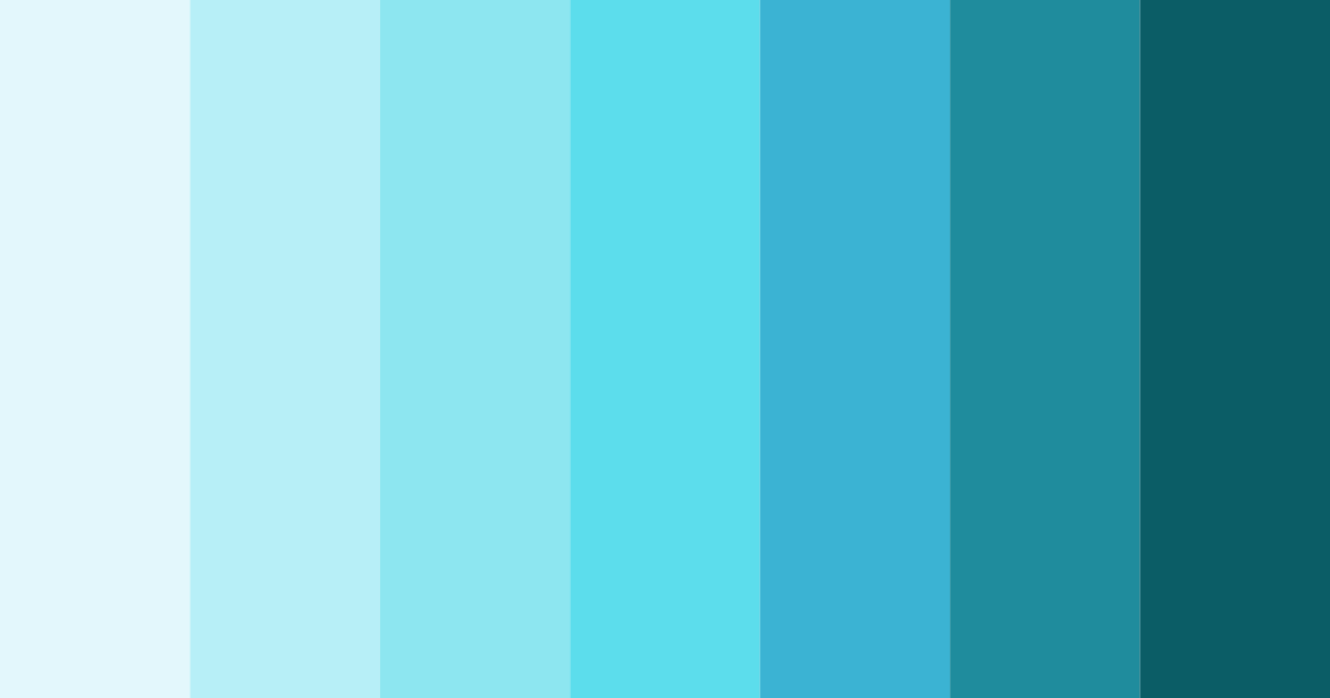 Download aqua dreamscape color palette PNG image (landscape)