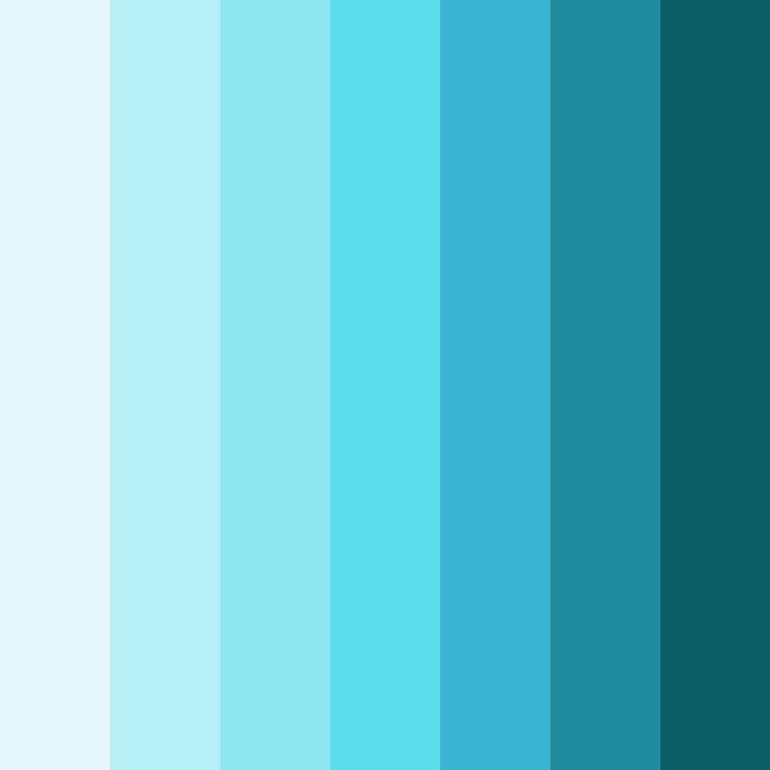 Download aqua dreamscape color palette PNG image (square)