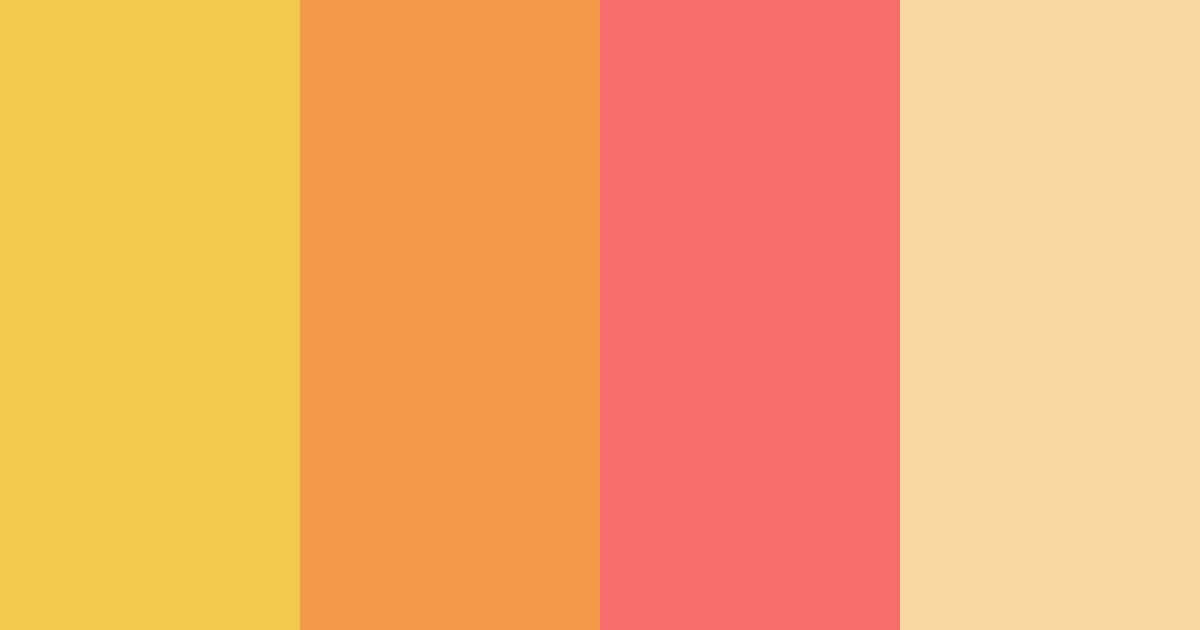 Download sunset peach color palette PNG image (landscape)