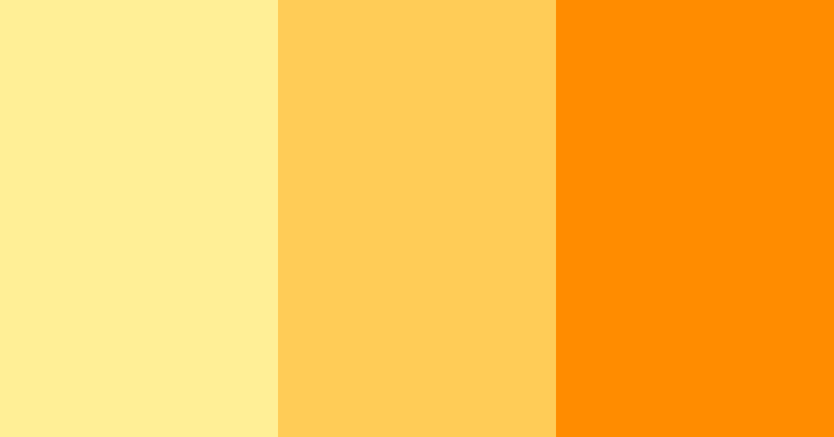 Download sunny orange color palette PNG image (landscape)