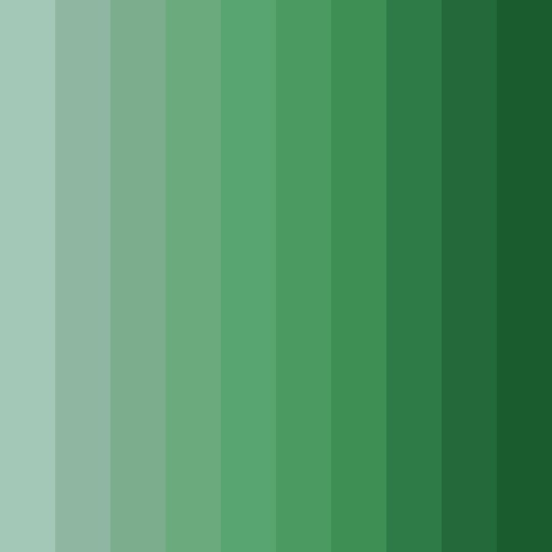Download green serenity color palette PNG image (square)