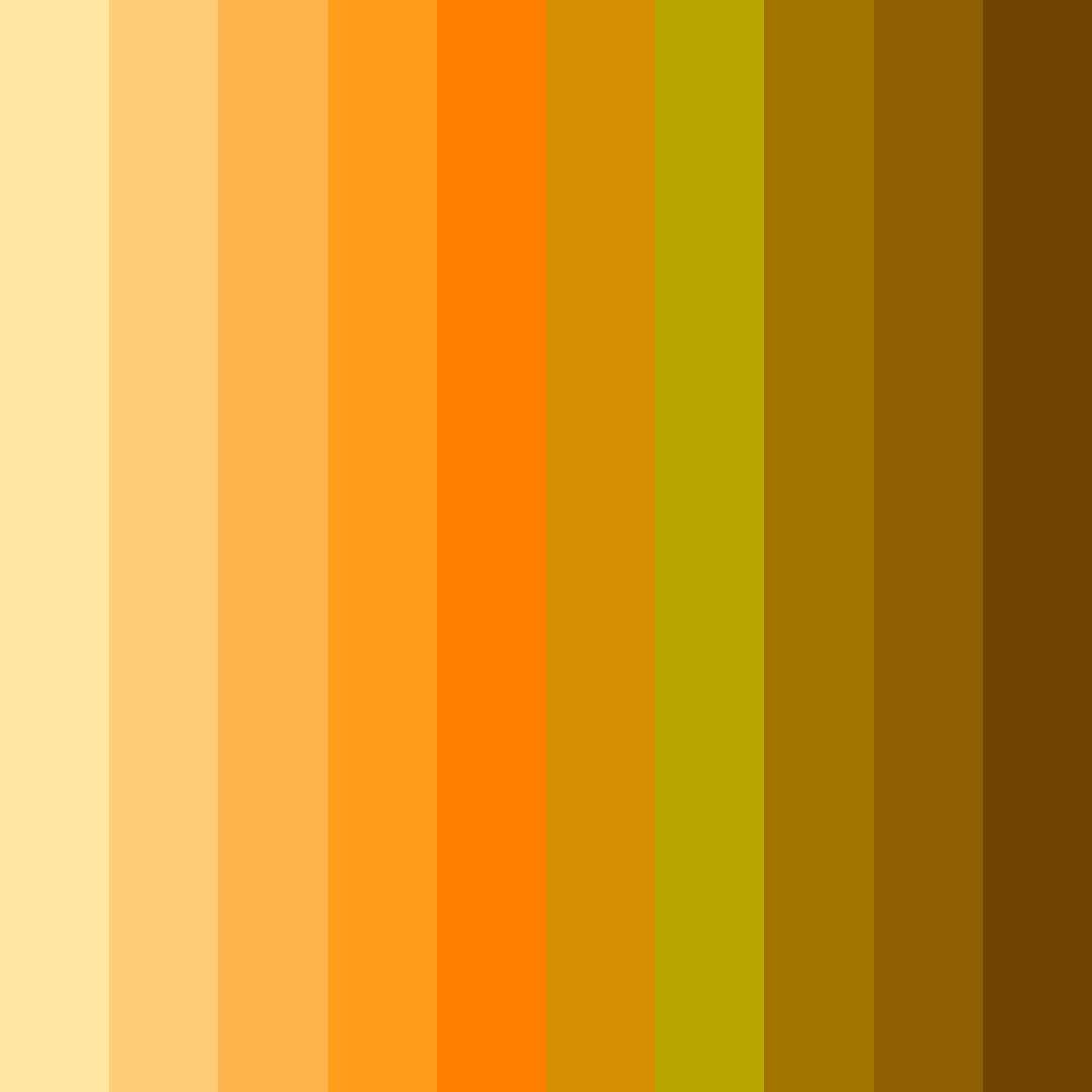 Download electric sunrise color palette PNG image (square)