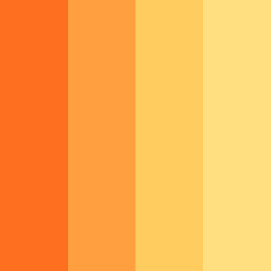 Download sunset blaze color palette PNG image (square)