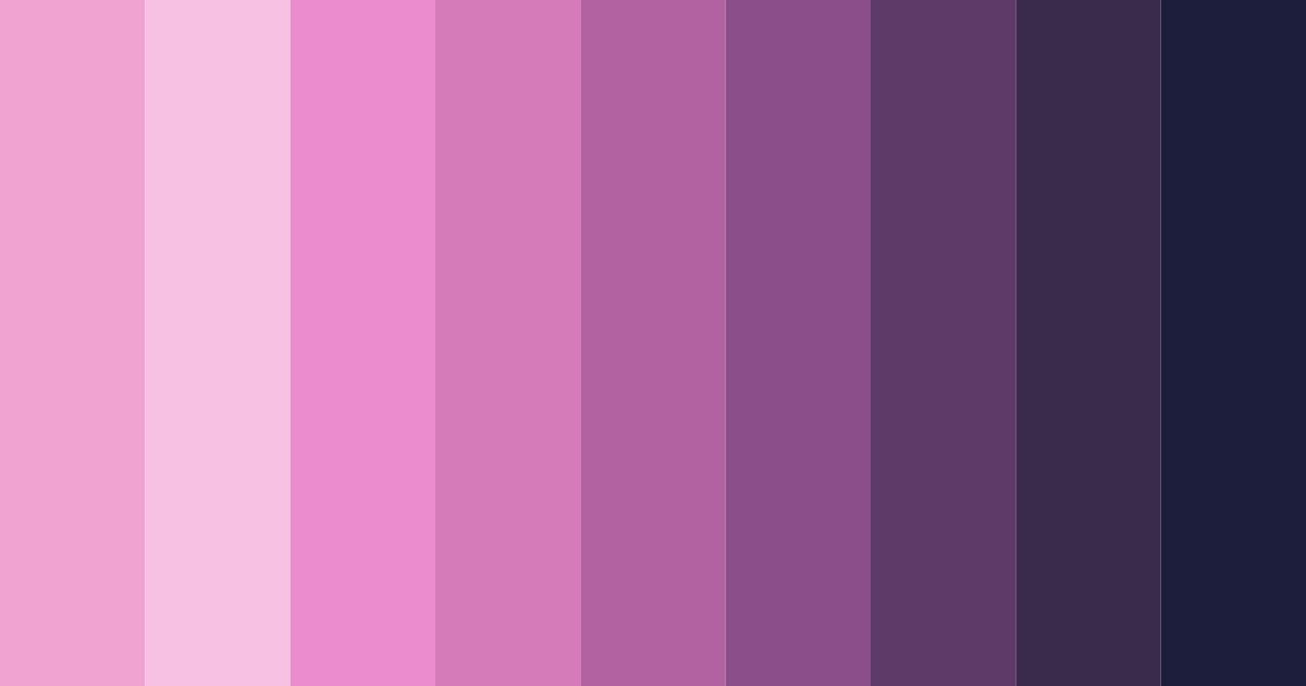 Download vibrant pink blue color palette PNG image (landscape)