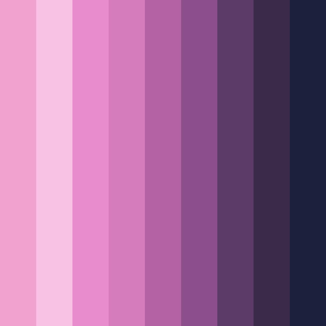 Download vibrant pink blue color palette PNG image (square)