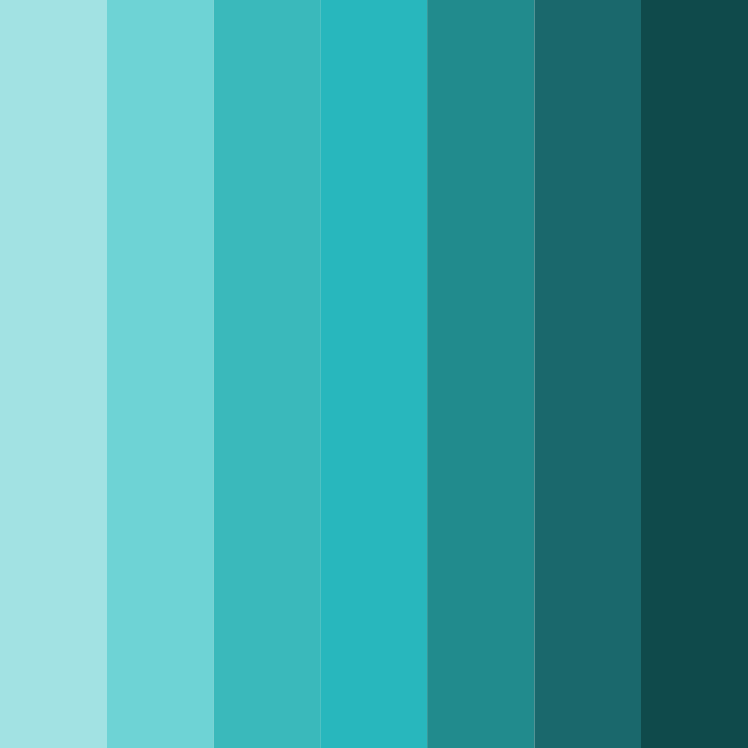 Download tropical tranquility color palette PNG image (square)