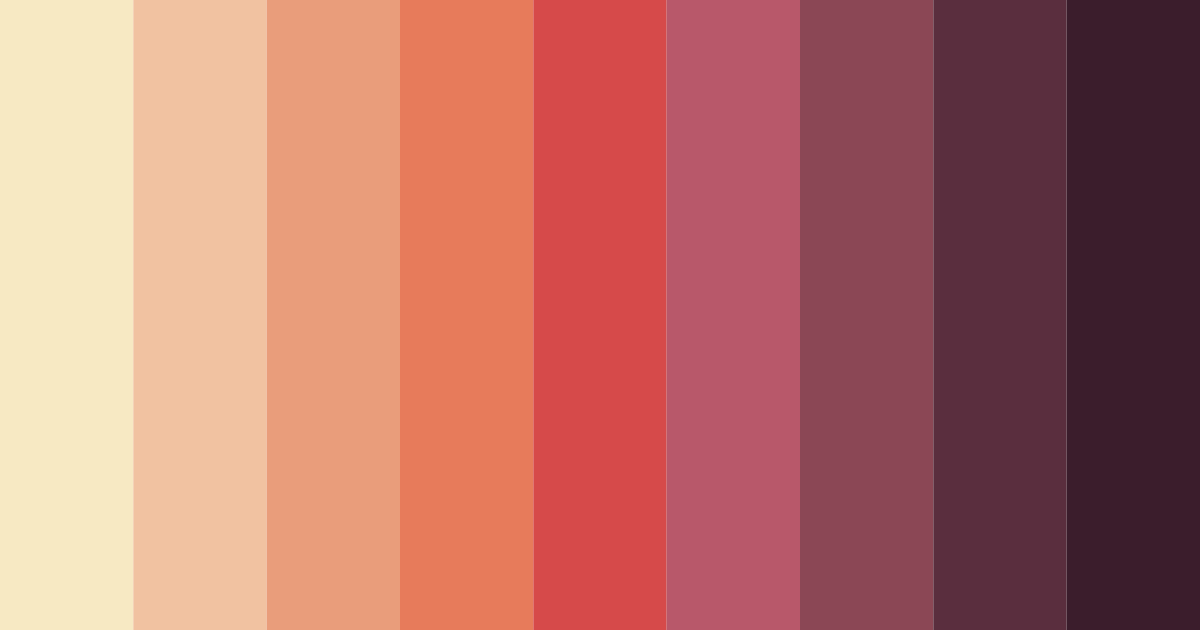 Download desert rose harmony color palette PNG image (landscape)