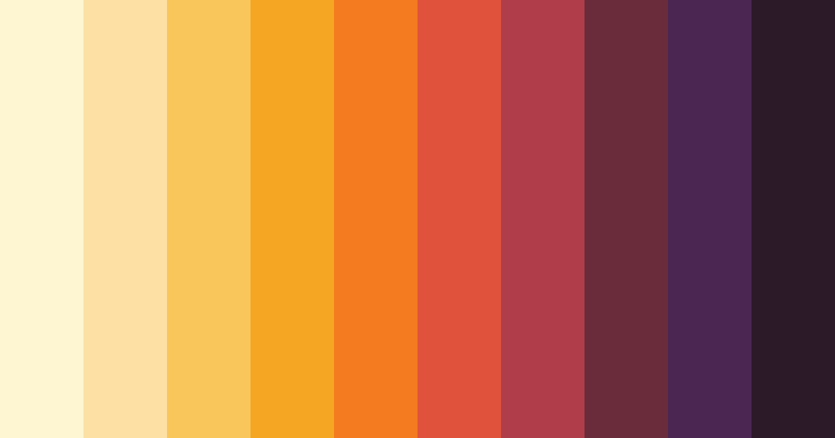 Download autumn harvest sunrise color palette PNG image (landscape)