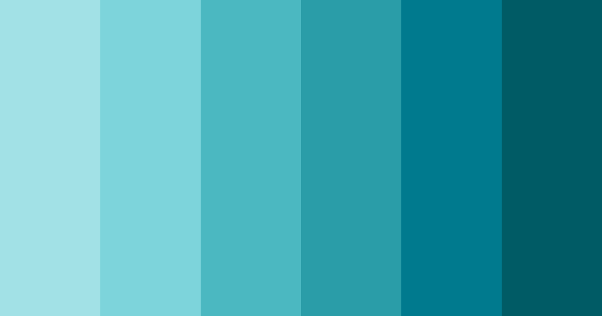 Download tidal tranquility color palette PNG image (landscape)