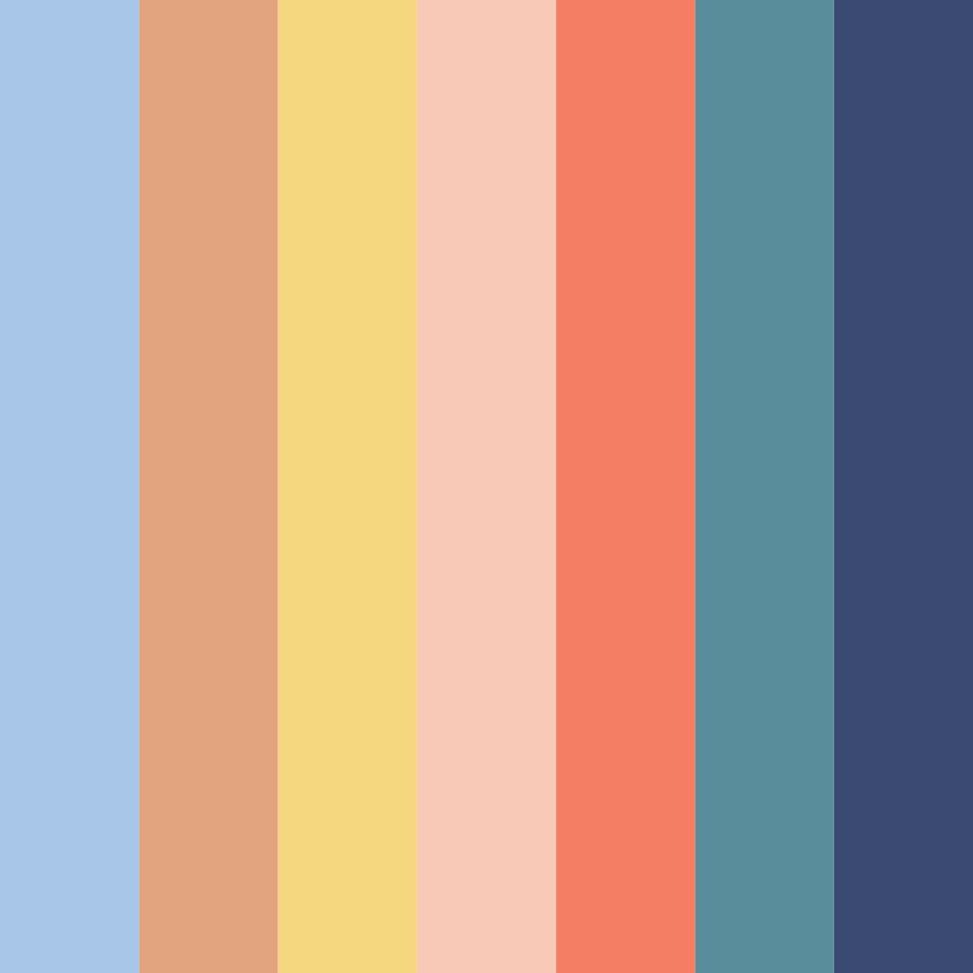 Download morning serenade color palette PNG image (square)