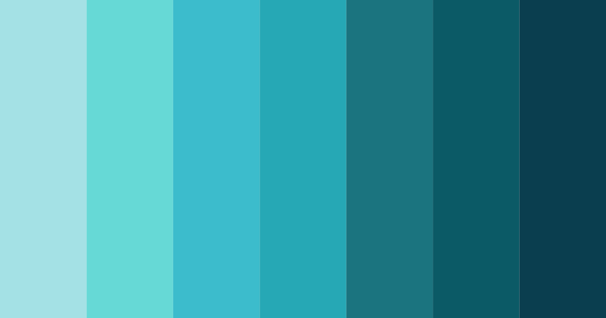 Download tropical abyss color palette PNG image (landscape)