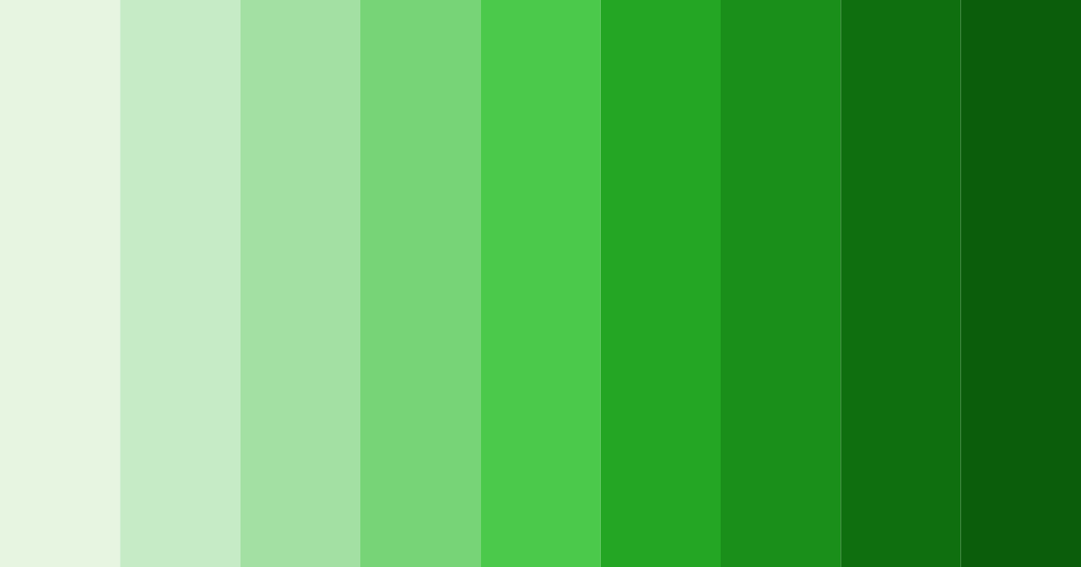 Download emerald serenity color palette PNG image (landscape)