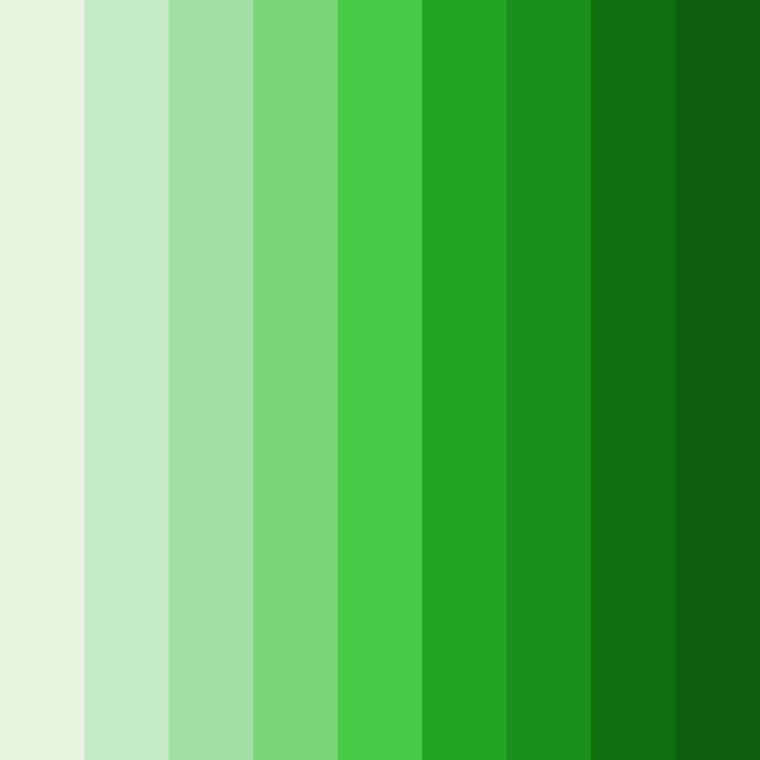 Download emerald serenity color palette PNG image (square)