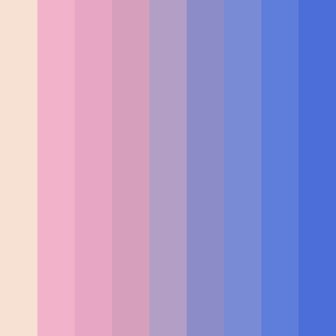 Download macaron dreams color palette PNG image (square)