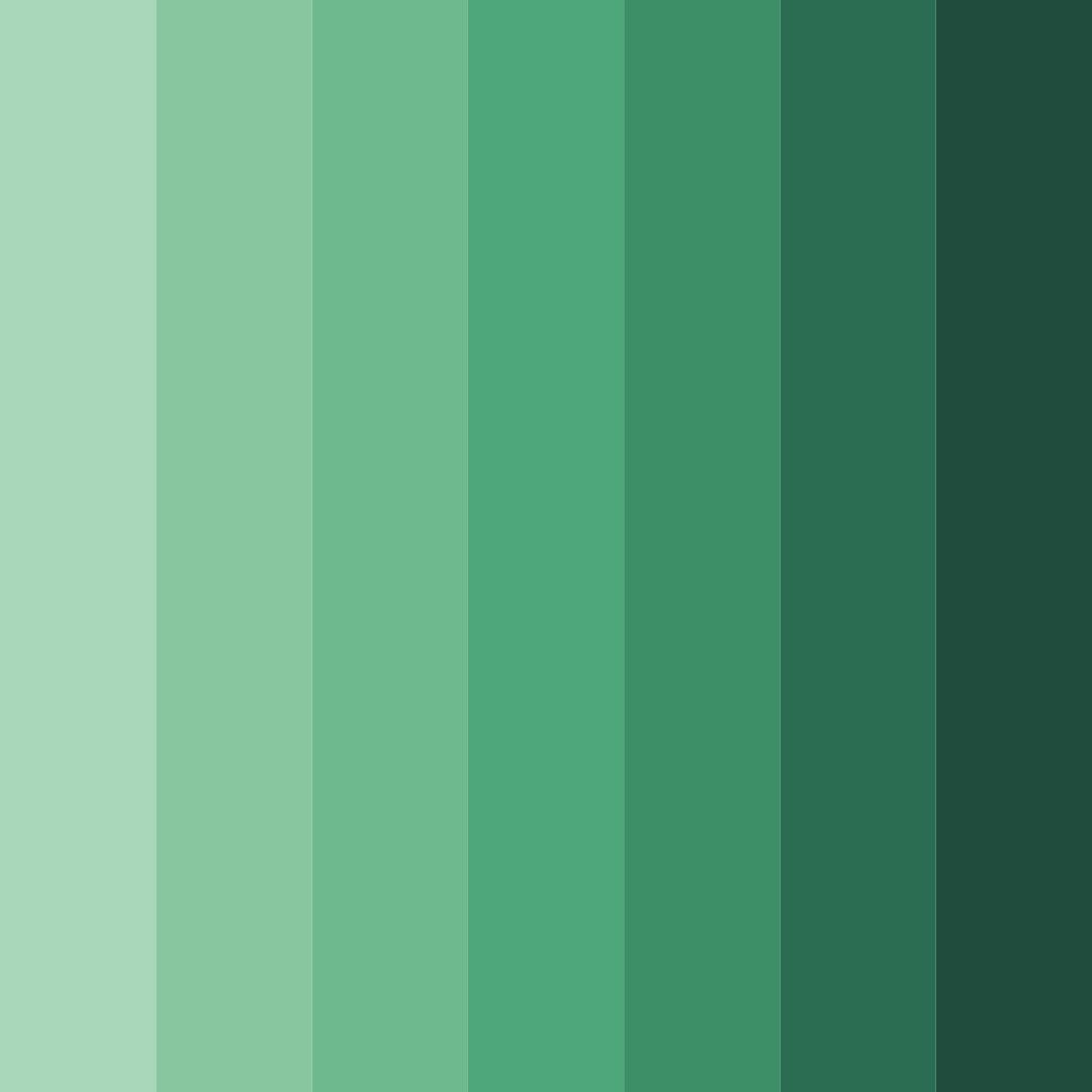 Download whispering canopy color palette PNG image (square)