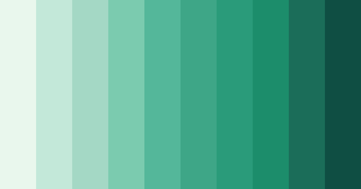Download serenity in green color palette PNG image (landscape)
