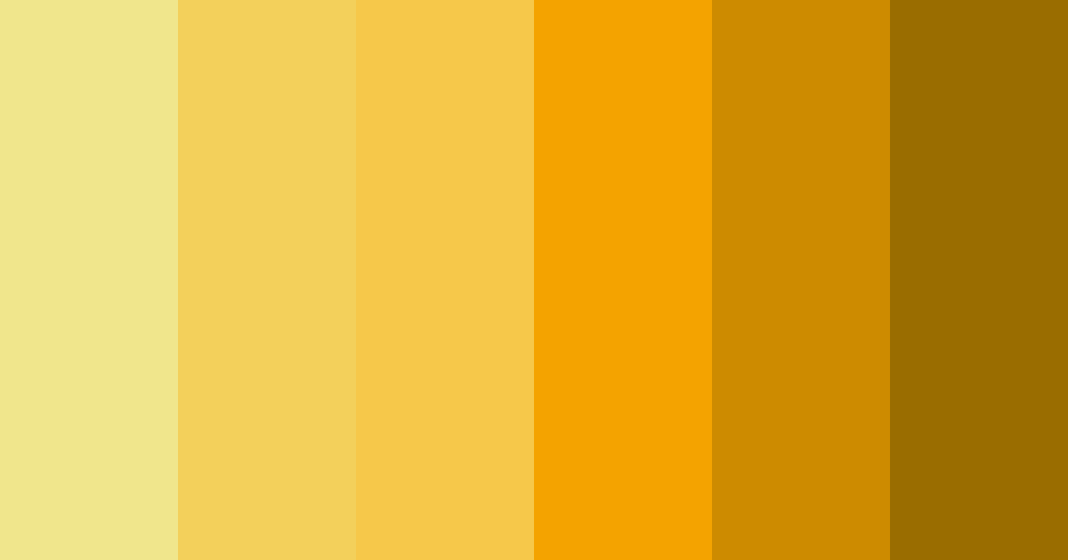 Download yellow stars color palette PNG image (landscape)