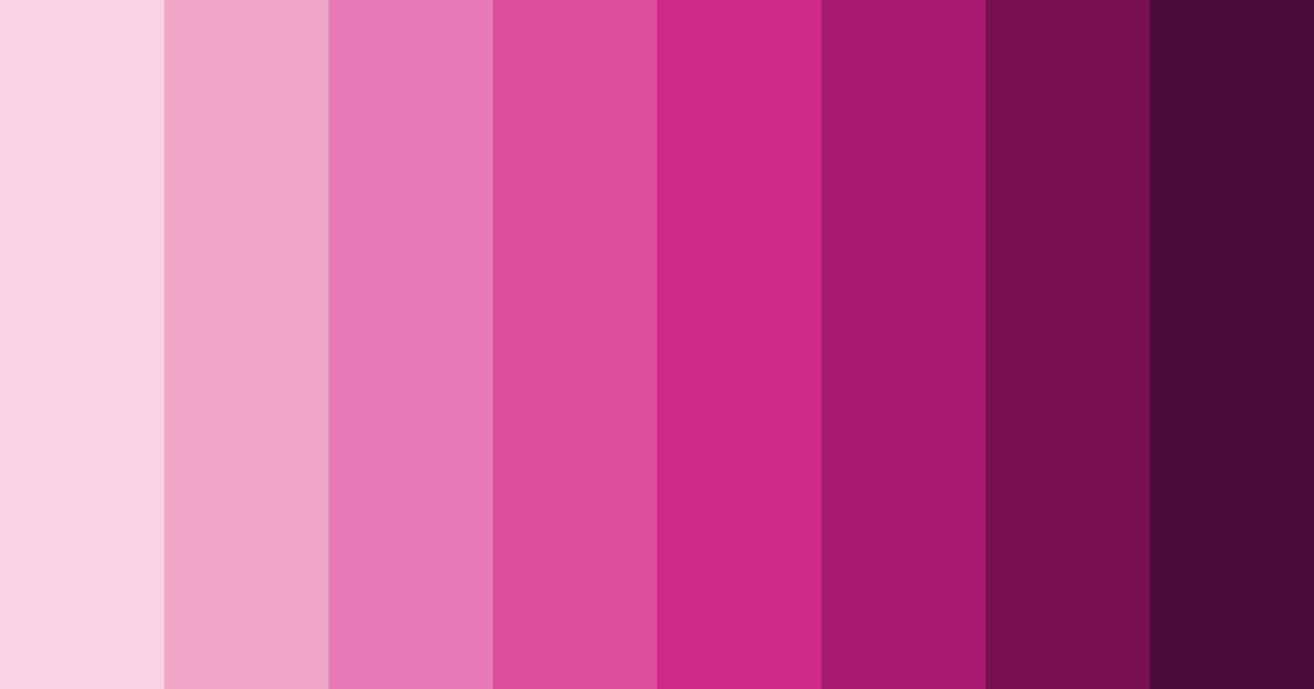 Download calm fuchsia color palette PNG image (landscape)