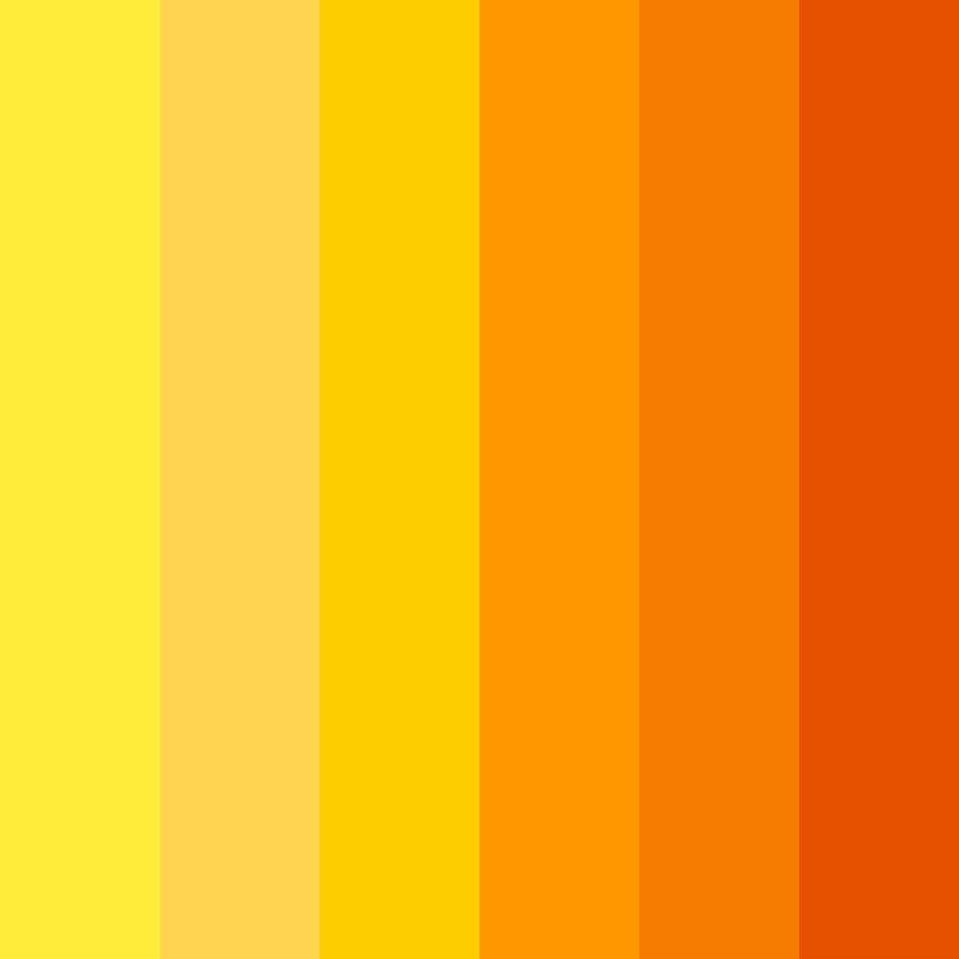 Download golden sunset blaze color palette PNG image (square)