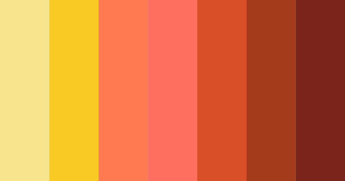 Download autumn ember delight color palette PNG image (landscape)