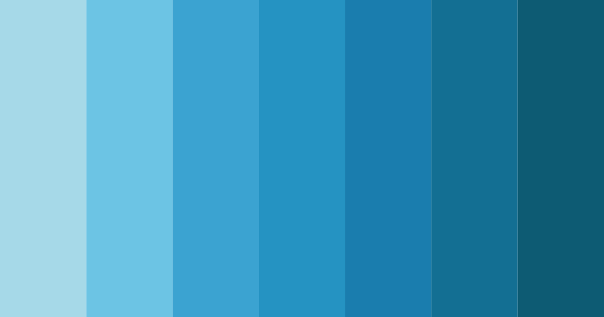 Download ocean breeze harmony color palette PNG image (landscape)