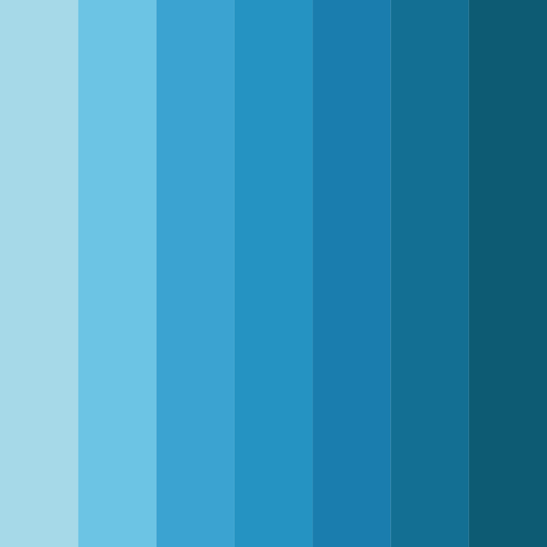 Download ocean breeze harmony color palette PNG image (square)