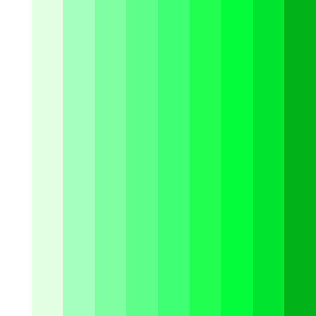 Download bright green color palette PNG image (square)