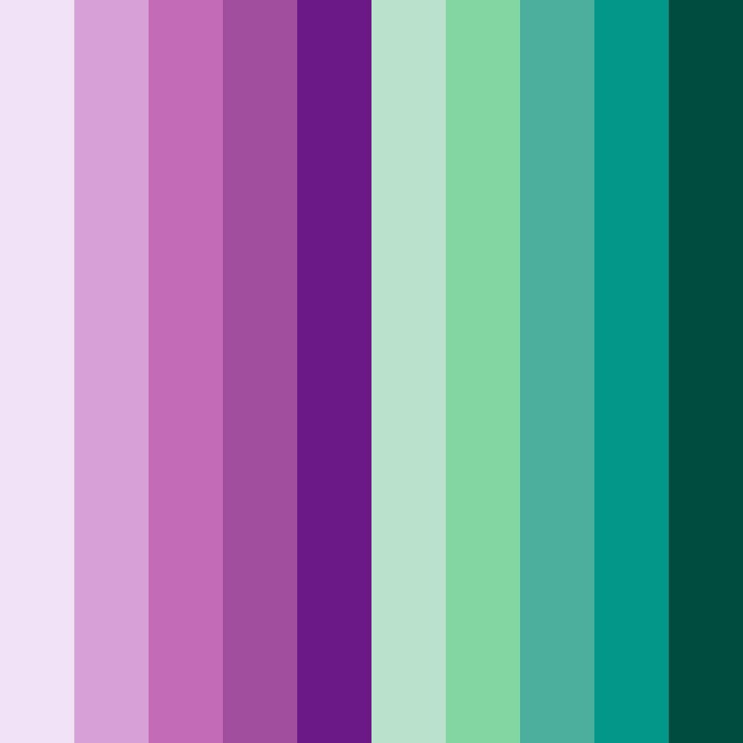 Download vibrant purple and friends color palette PNG image (square)