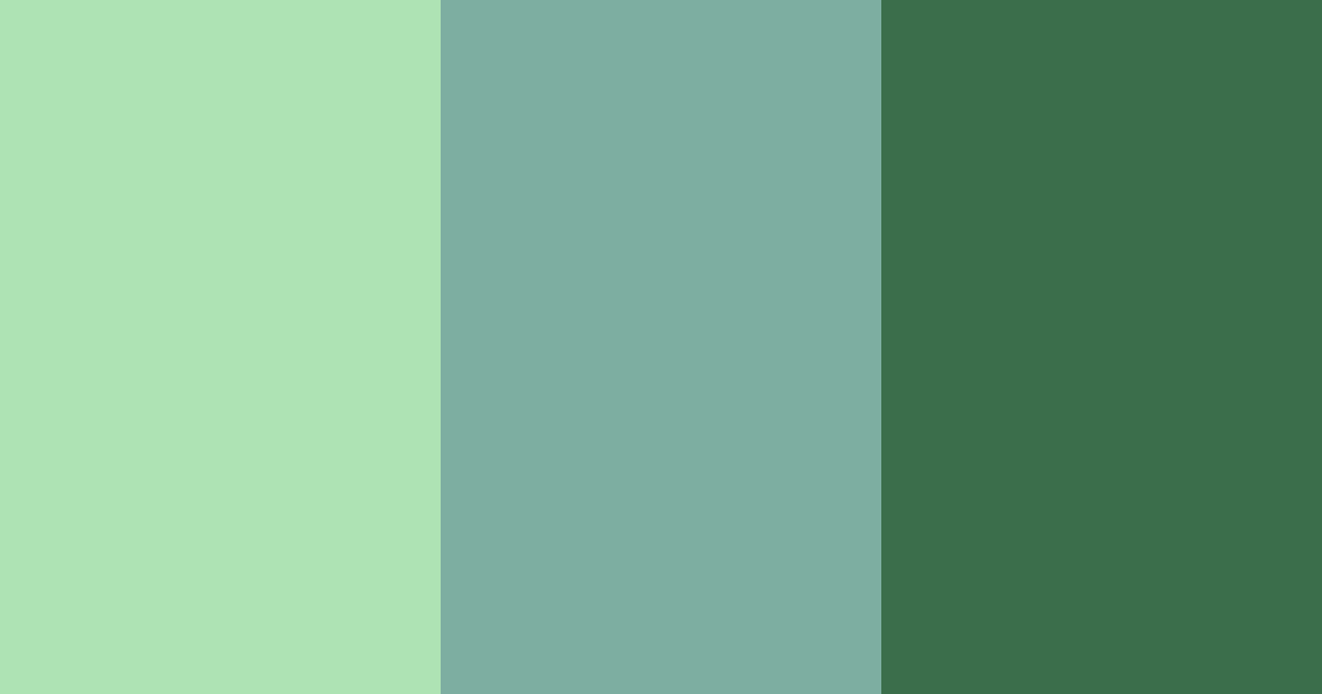 Download evergreen tranquility color palette PNG image (landscape)