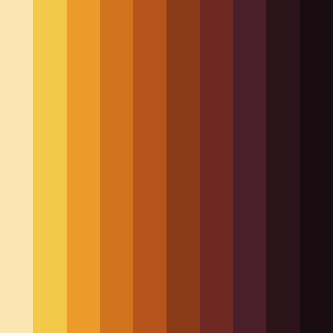 Download autumn ember color palette PNG image (square)