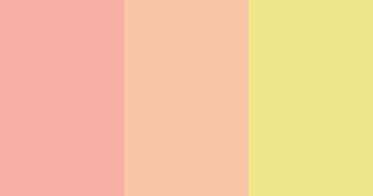Download peachy sunset color palette PNG image (landscape)