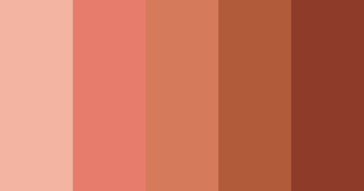 Download rustic ember color palette PNG image (landscape)