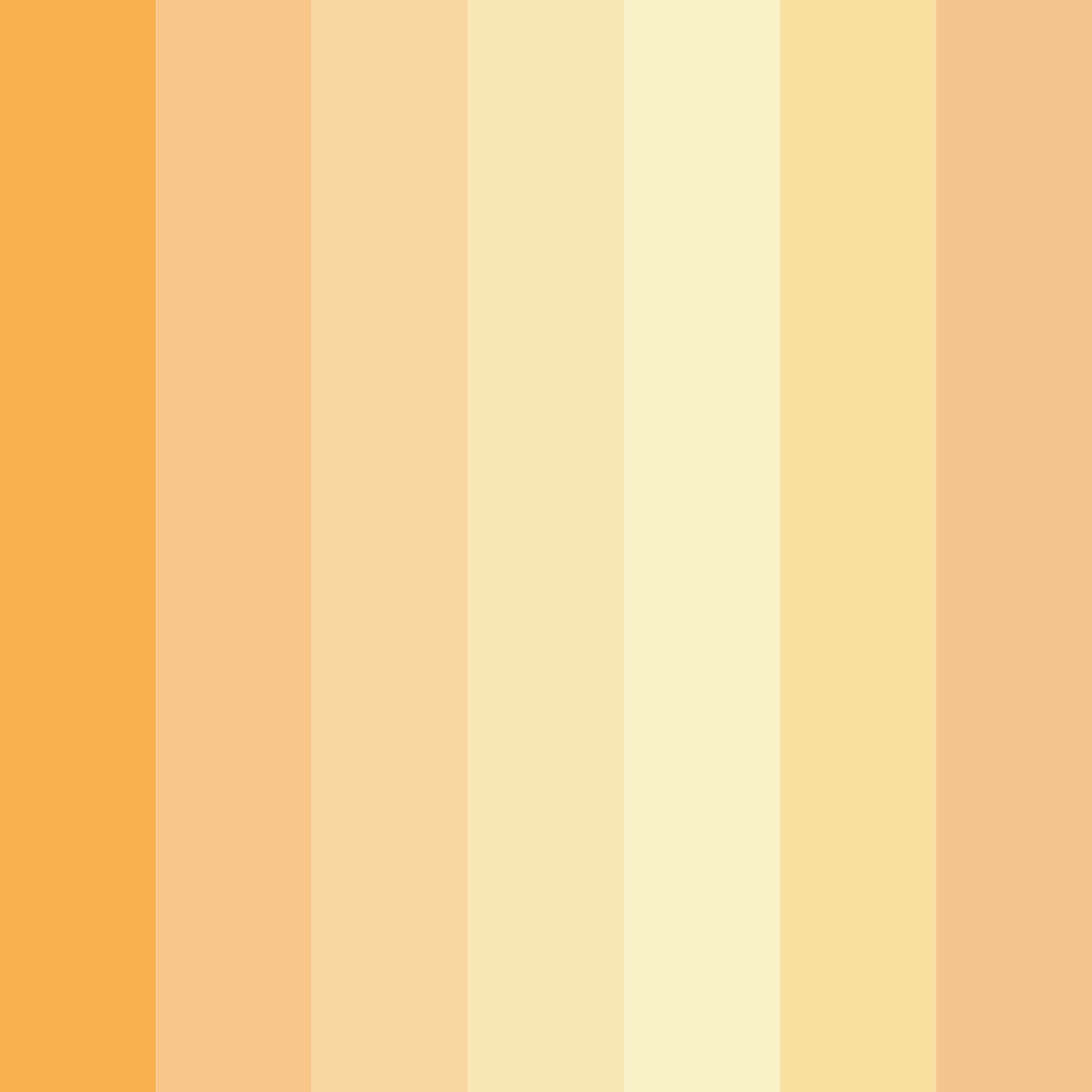 Download sunset serenade color palette PNG image (square)
