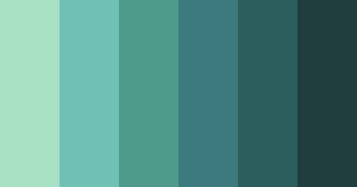 Download evergreen mist color palette PNG image (landscape)